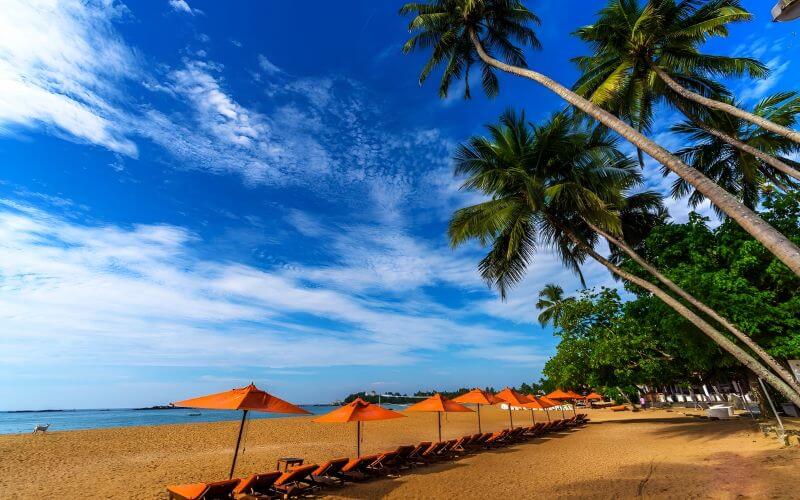 Пляж Унаватуна Шри-Ланка (Unawatuna Beach) фото